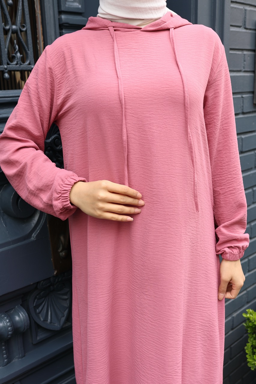 Kapşonlu Ayrobin Takım - Pembe Kapşonlu Ayrobin Takım - Pembe