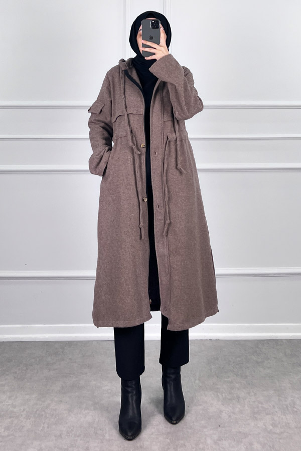 Kaşe Kap - Kahverengi