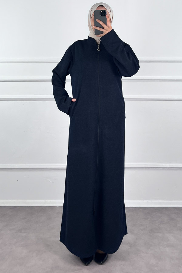 Kışlık Ferace - Lacivert