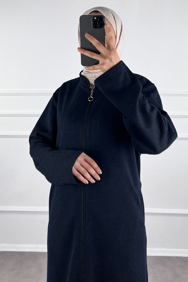 Kışlık Ferace - Lacivert