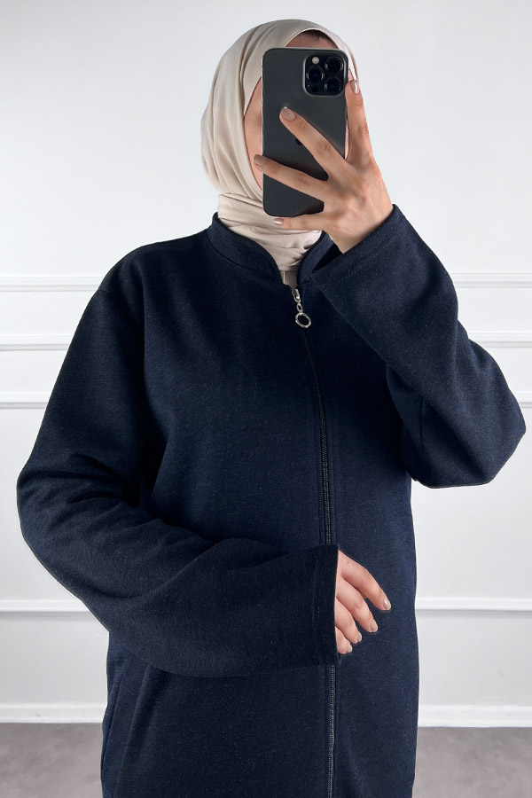 Kışlık Ferace - Lacivert