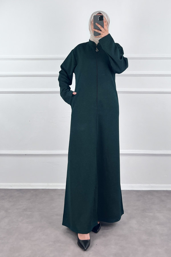 Kışlık Ferace - Yeşil