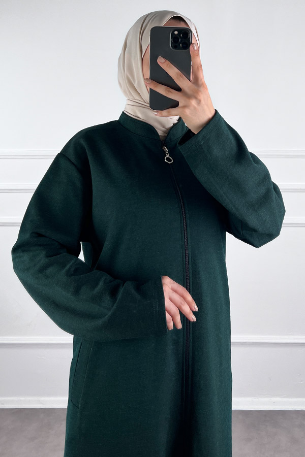 Kışlık Ferace - Yeşil