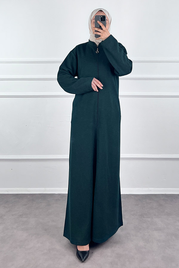 Kışlık Ferace - Yeşil