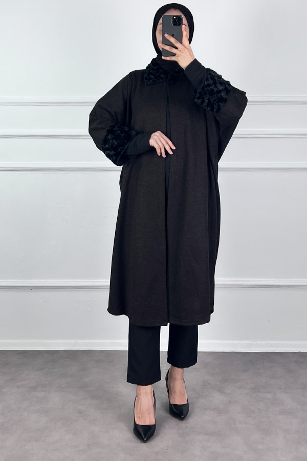 Premium Uzun Panço - Kahverengi