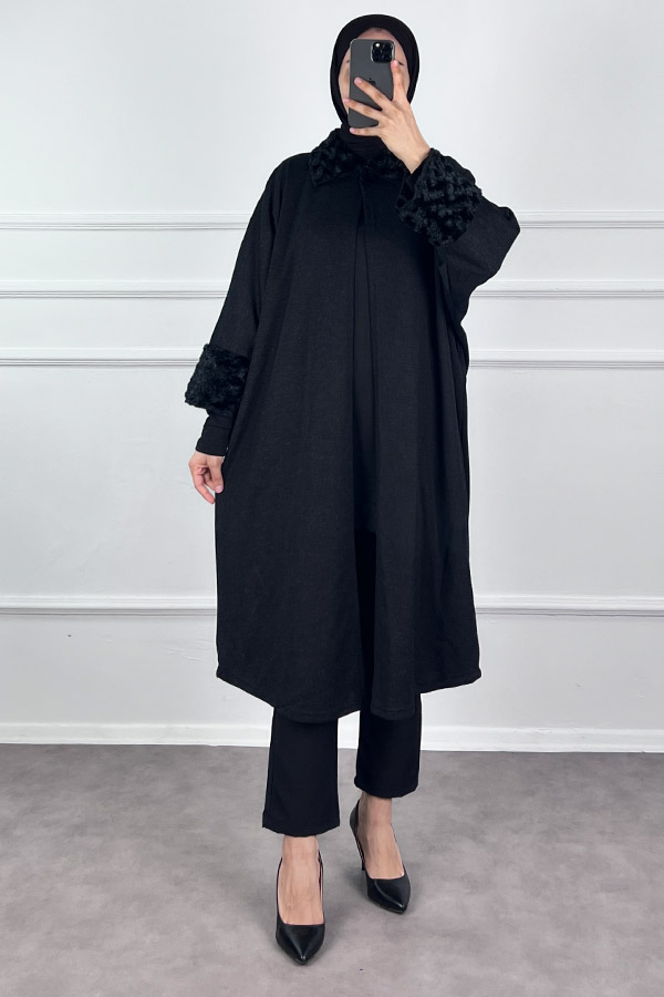 Premium Uzun Panço - Siyah