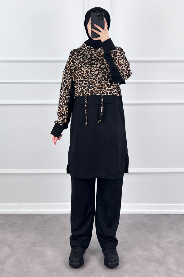 Leo Detaylı Vip Takım - Siyah Leo Detaylı Vip Takım - Siyah