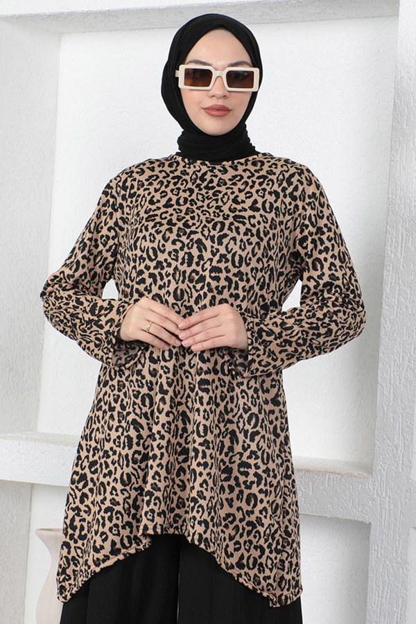Leopar Tesettür Takım