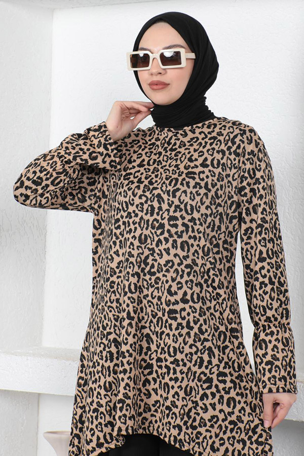 Leopar Tesettür Takım