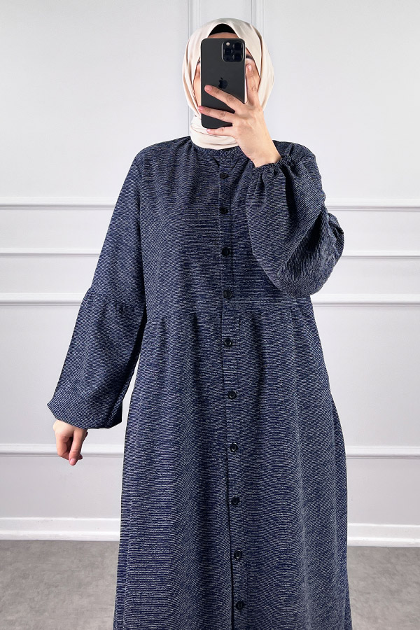 Mevsimlik Ferace Kap - Lacivert