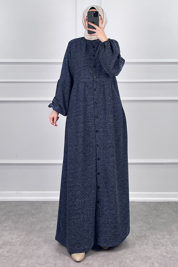 Mevsimlik Ferace Kap - Lacivert