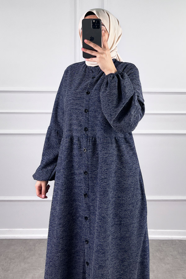 Mevsimlik Ferace Kap - Lacivert