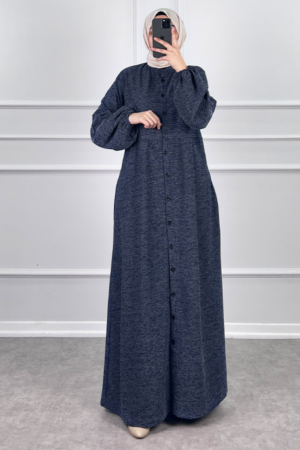 Mevsimlik Ferace Kap - Lacivert