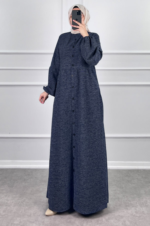 Mevsimlik Ferace Kap - Lacivert