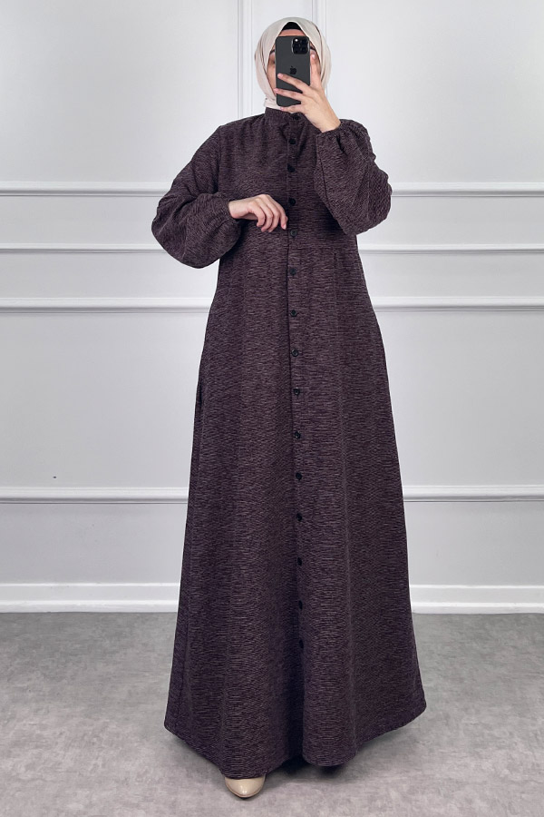 Mevsimlik Ferace Kap - Mürdüm Mevsimlik Ferace Kap - Mürdüm