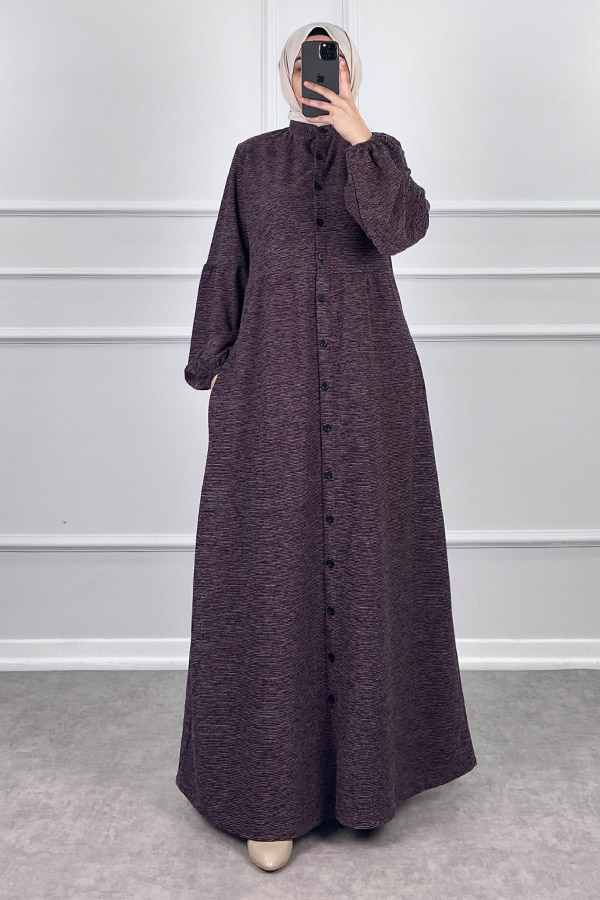 Mevsimlik Ferace Kap - Mürdüm Mevsimlik Ferace Kap - Mürdüm