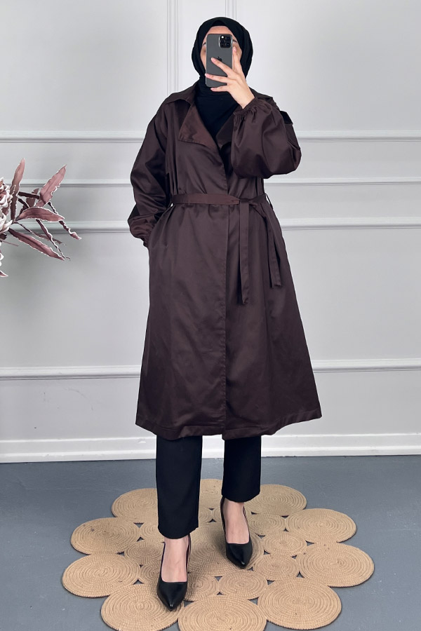 Mevsimlik Kap - Kahverengi