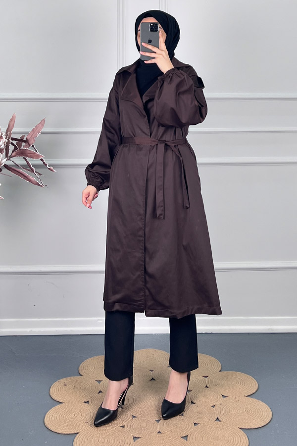 Mevsimlik Kap - Kahverengi