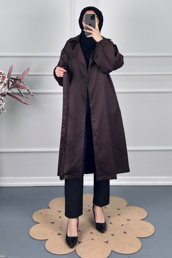 Mevsimlik Kap - Kahverengi