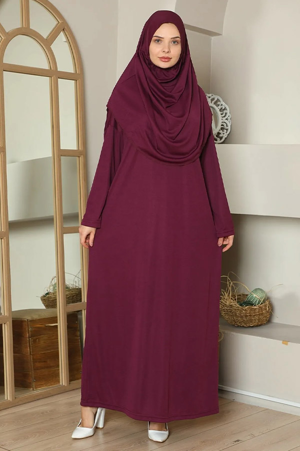 Namaz Elbisesi - Mürdüm