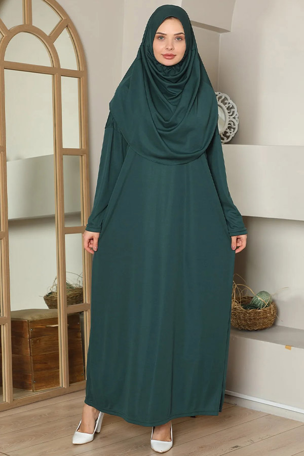 Namaz Elbisesi - Zümrüt Yeşili
