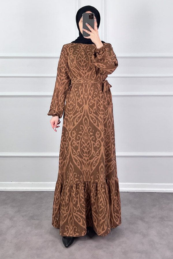 Nilüfer Elbise - Camel Nilüfer Elbise - Camel