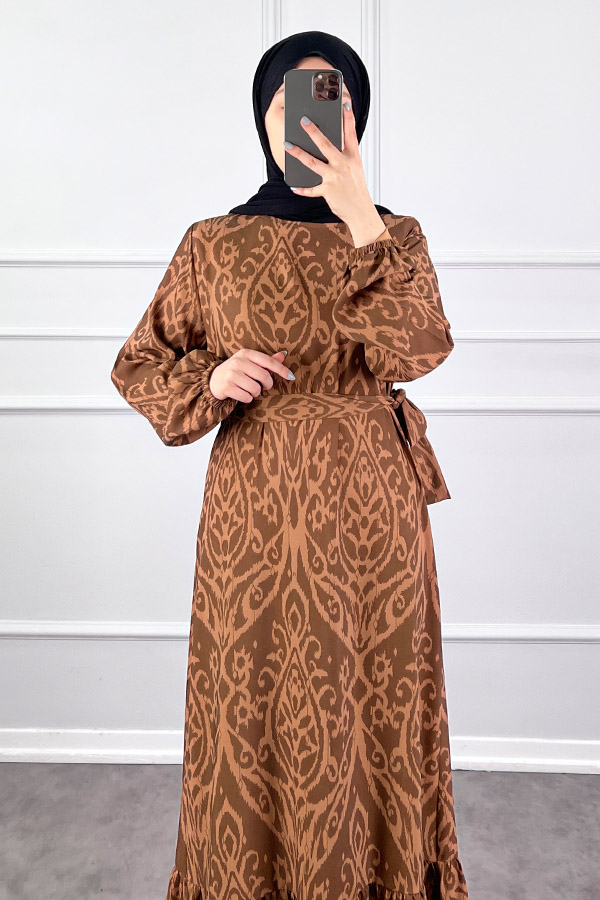 Nilüfer Elbise - Camel Nilüfer Elbise - Camel