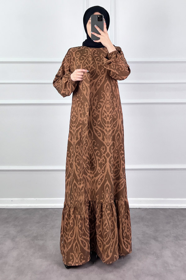 Nilüfer Elbise - Camel Nilüfer Elbise - Camel