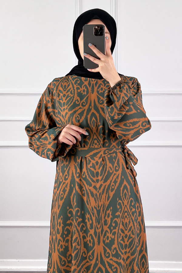 Nilüfer Elbise - Yeşil