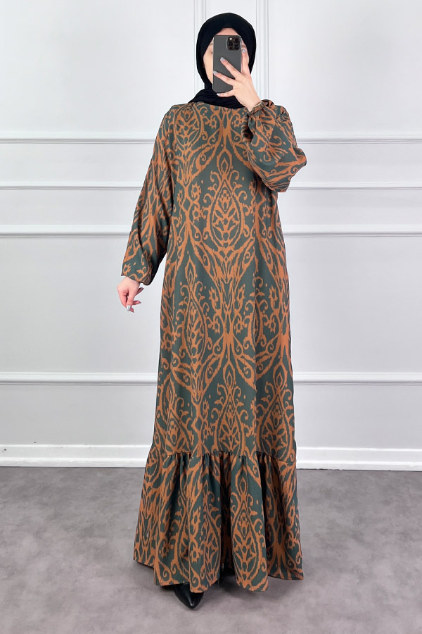 Nilüfer Elbise - Yeşil