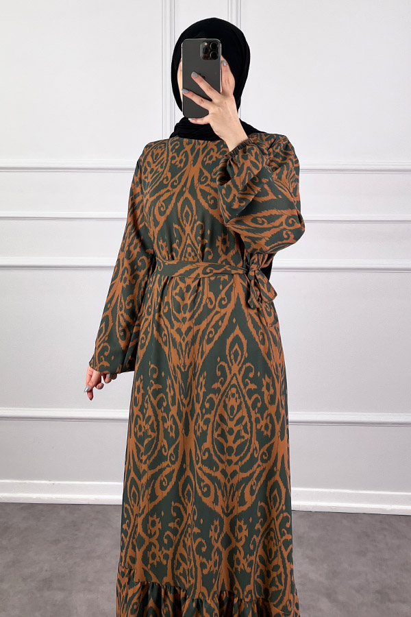 Nilüfer Elbise - Yeşil