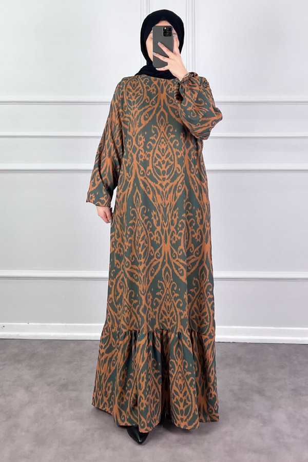 Nilüfer Elbise - Yeşil