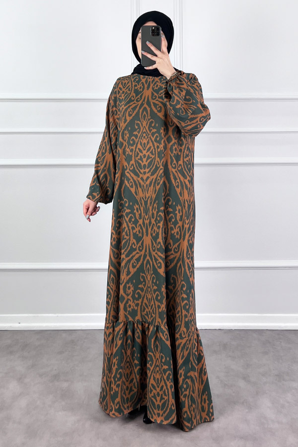 Nilüfer Elbise - Yeşil