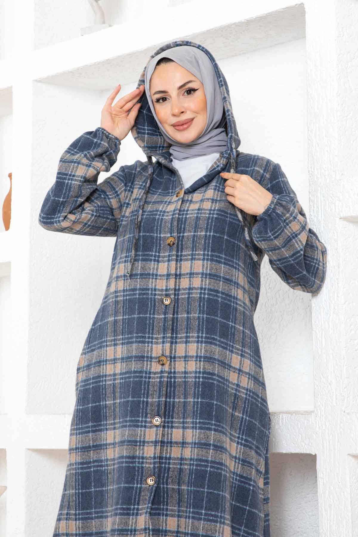 Oduncu Kaşe Kap - Lacivert