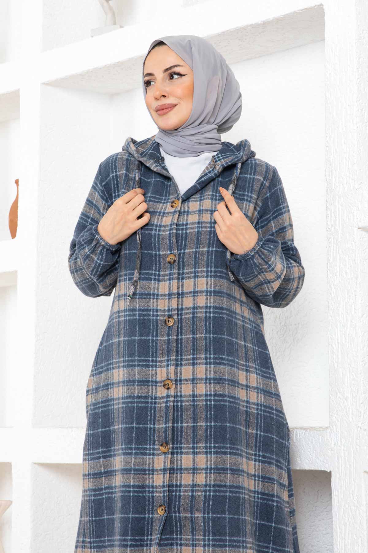 Oduncu Kaşe Kap - Lacivert