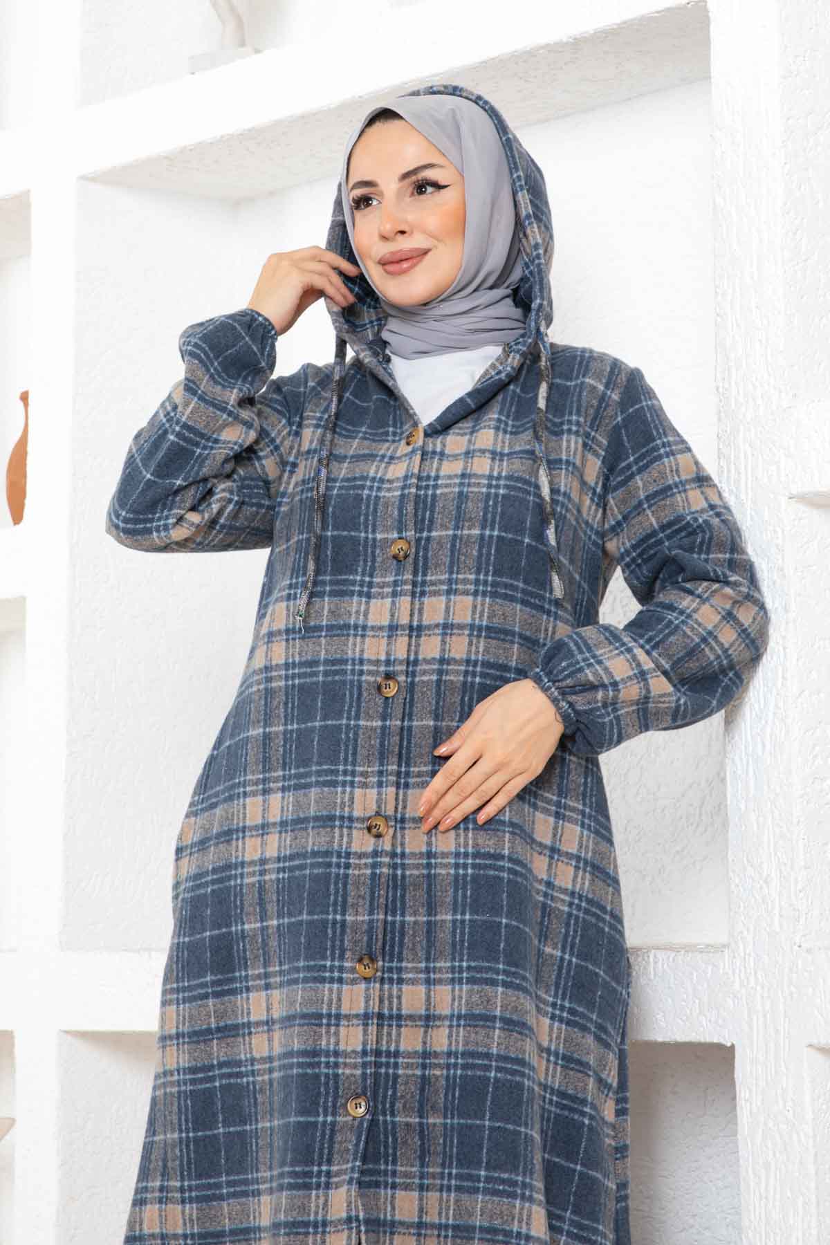 Oduncu Kaşe Kap - Lacivert