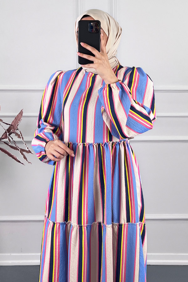 Renkli Katkat Elbise