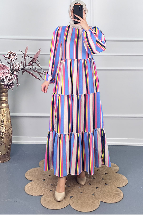 Renkli Katkat Elbise