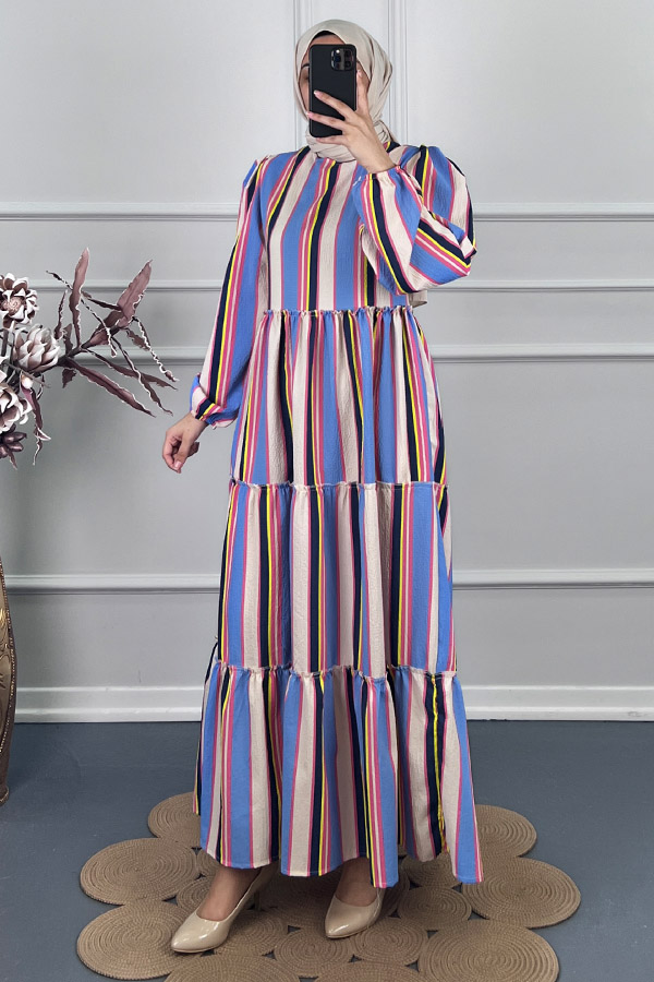 Renkli Katkat Elbise