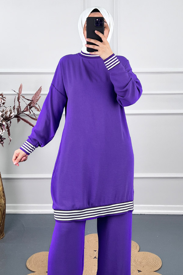 Ribanali İkili Takim - Mor