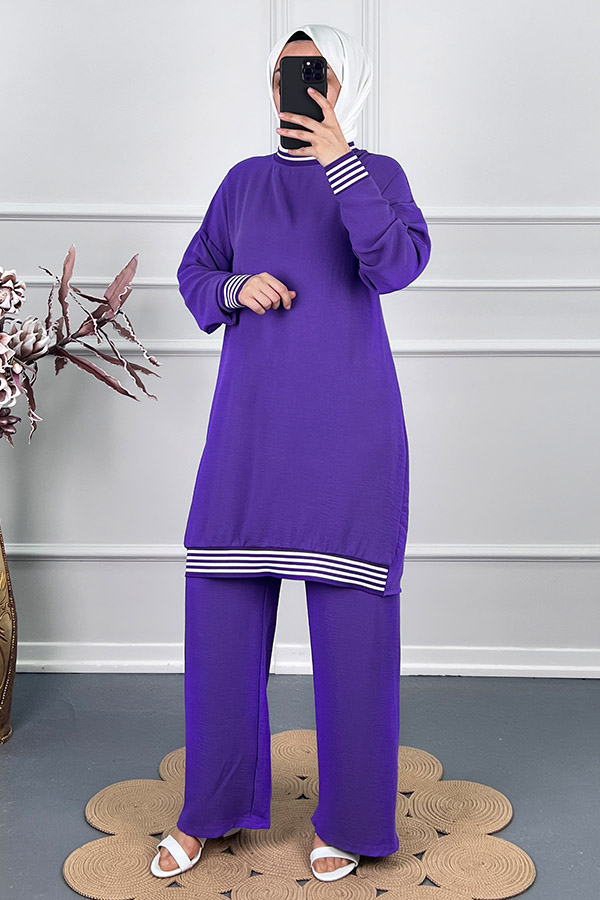 Ribanali İkili Takim - Mor