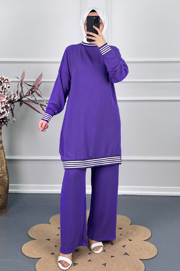 Ribanali İkili Takim - Mor