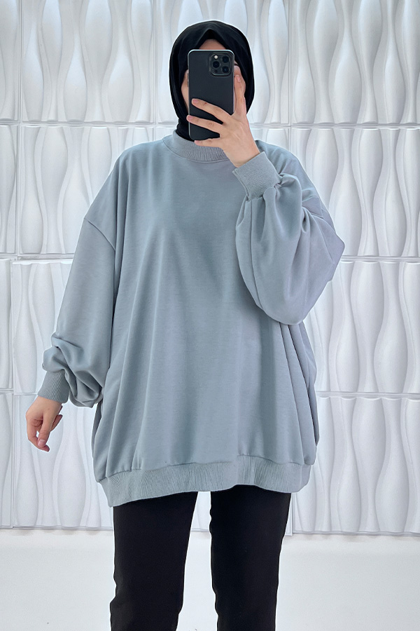 Salaş Tunik - Gri Salaş Tunik - Gri