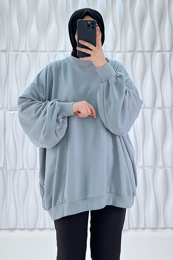 Salaş Tunik - Gri Salaş Tunik - Gri