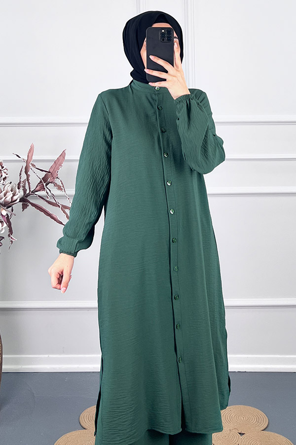 Tesettür İkili Takım - Zümrüt Yeşili Tesettür İkili Takım - Zümrüt Yeşili