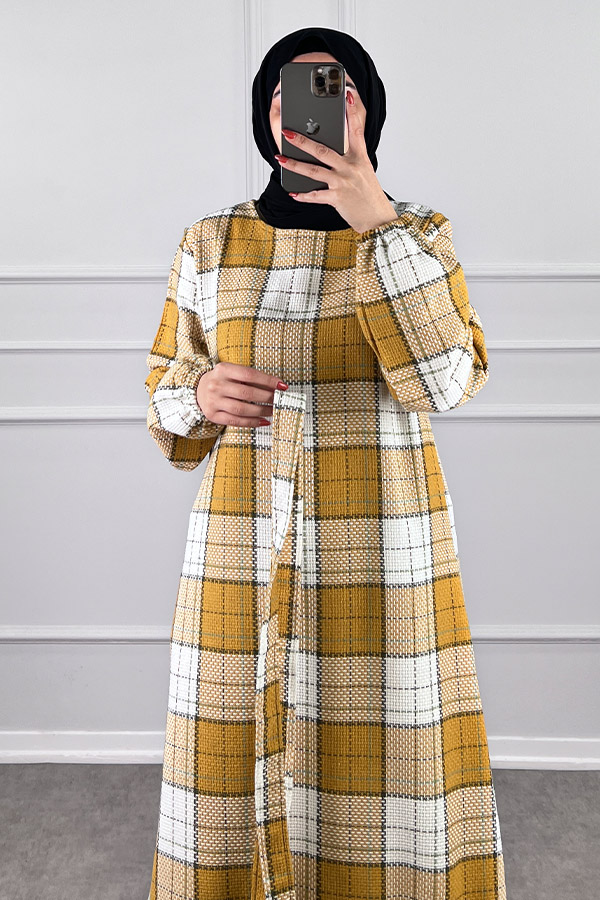 Tüvit Elbise - Sarı