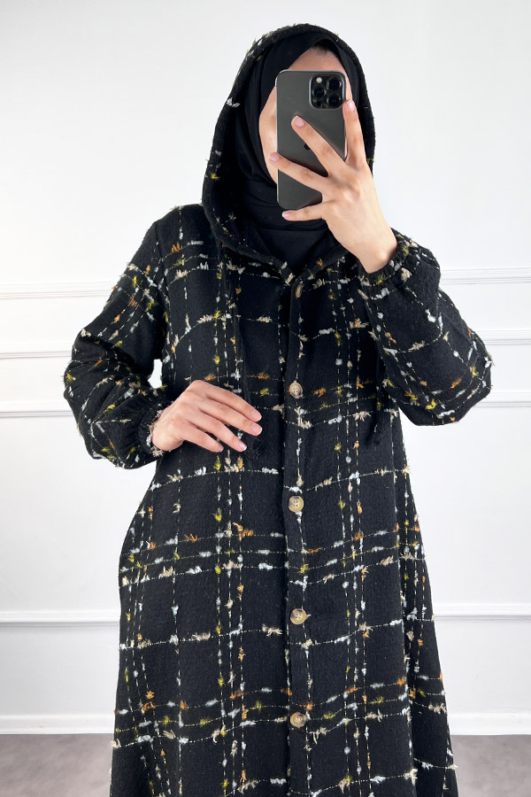 Tüvit Trençkot - Siyah Tüvit Trençkot - Siyah