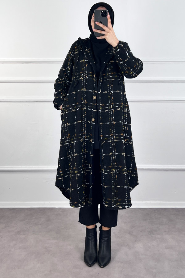 Tüvit Trençkot - Siyah Tüvit Trençkot - Siyah