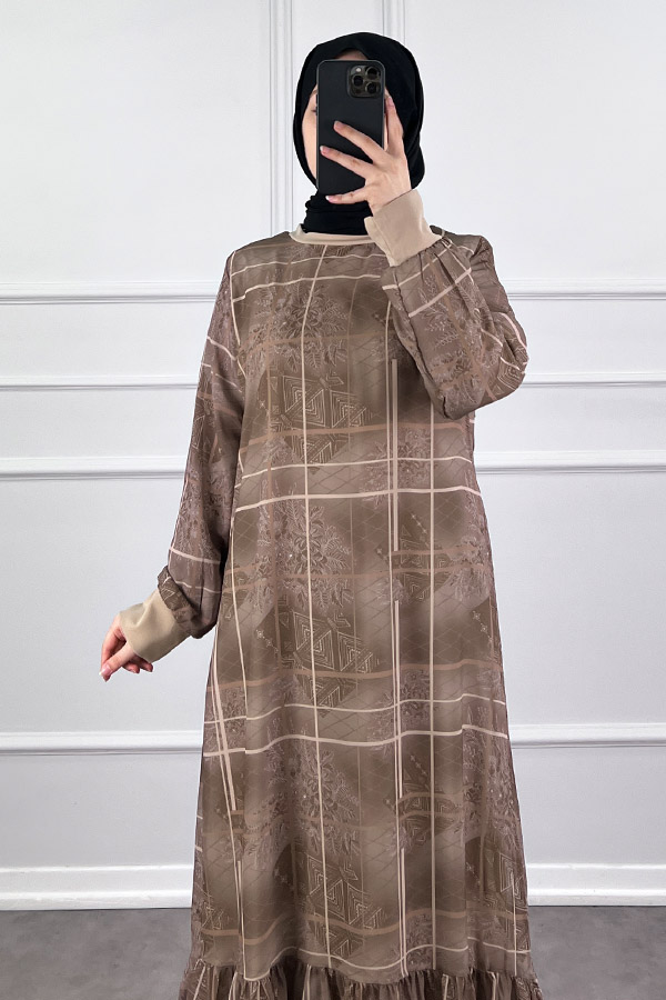 Vintage Elbise - Vizon