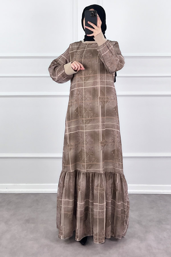 Vintage Elbise - Vizon